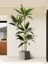 フェイク植物 リビング インテリア ベルベット 大型 樹