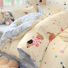 洁丽雅 100%コットン製ベッドカバー【単品・150x200cm用・シングルサイズ】