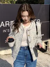 春季用 レディース ジャケット【フレンチスタイル・ゆったりシルエット・ショート丈】（セットアップ対応）