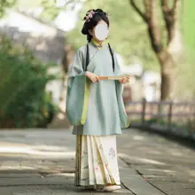 軽やかなデザインの天絲夏用中長衫【立襟・広袖・斜め前開き】