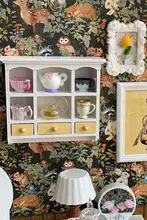 ミニチュア家具モデル【壁掛け収納・小型キャビネット・BJDモデル用】