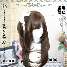 ロリータスタイルのウィッグ【長直毛・自然な甘さ・日常使いに最適】