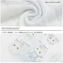 猫デザインのストライプ長袖Tシャツ【Vネック・春夏用・ユニセックス・フィット】
