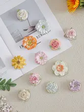 かわいいデザインの立体陶器製ケーキ型マグネット【手作り・創意的なインテリア用】