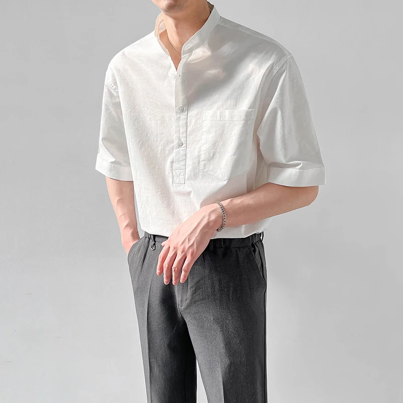 夏 メンズ コーデの基本ルール | 重厚感コットンワッフルTシャツのフィット感と通気性