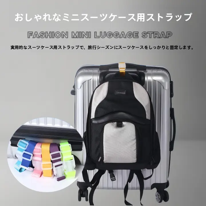 旅行用荷物固定用バックル【アウトドア・登山用・接続ストラップ】