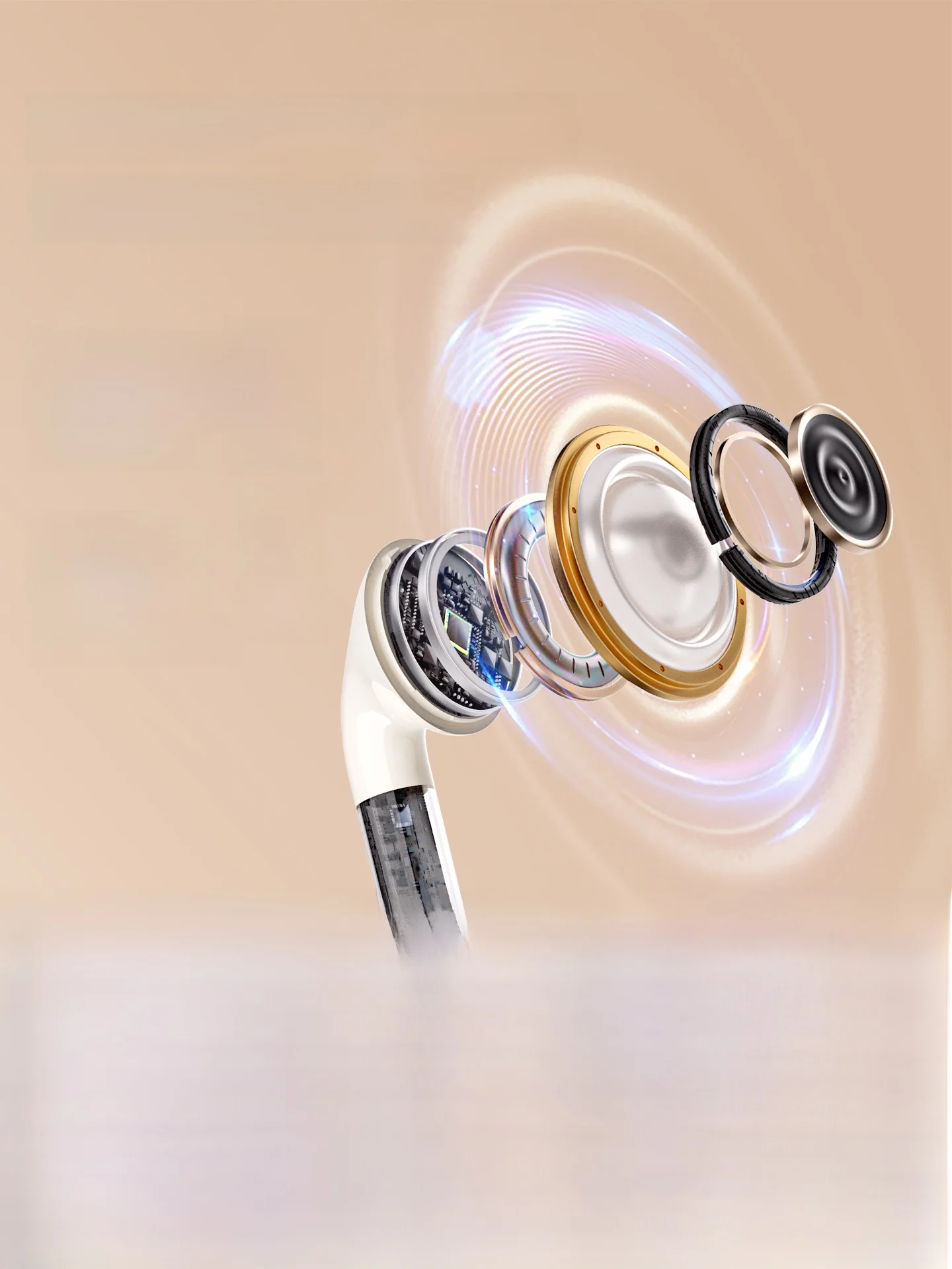 Bluetoothイヤホン マイク付き スポーツ用 半入耳型 SR_10