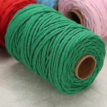 DIY用カラフルコットンロープ【編み物・ハンドメイド用・適度な太さ】