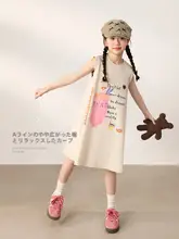 女児用ノースリーブワンピース【夏用・カジュアル・子供用】（セットアップ対応）