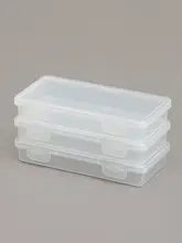パーツボックス 収納ケース 透明 プラスチック 仕切り付き 小ねじ 工具 部品 サンプル 整理 長方形
