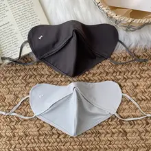 原纱ジャージ製 魚骨立体マスク【夏用・UVカット・アウトドア用・アイスシルク】