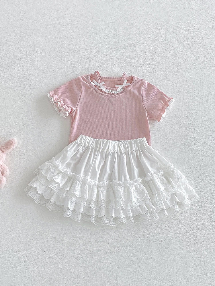 130センチの女の子に合う服は？夏用の蝶結びトップスと花柄スカートセットがベストな理由