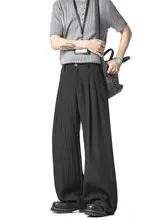 天竺麻素材の夏用スラックス【ストレート・カジュアル】