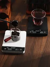 コーヒー用電子秤【豆の計量・ハンドドリップ対応・タイマー機能】