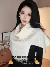冬用 厚手ニットスヌード【防寒・ファッショナブル・アウトドア対応】
