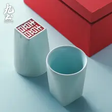 カップル用陶製マグカップ【赤双喜デザイン・結婚式ギフト・手作り】（セットアップ対応）