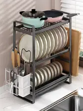 皿収納ラック キッチン 使用シーン ステンレス