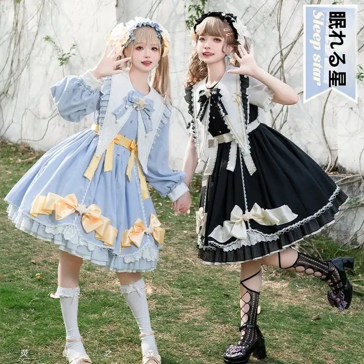 スポット蛍鯉の森オリジナルデザインロリータ