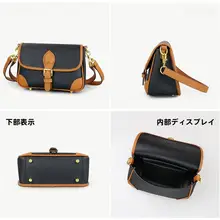 本革製 ハンドメイドのショルダーバッグ【シンプルで上質なデザイン】