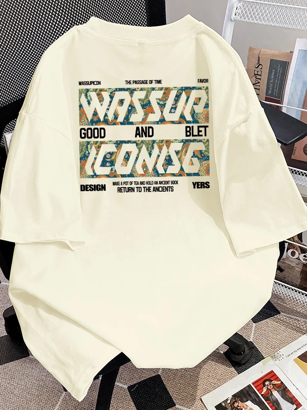 オーバーサイズ半袖Tシャツ：WASSUP ICONの学生向け夏用カジュアルデザインを徹底解説
