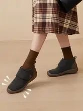 高めのハイカットシューズ【防滑・軽量・快適・加熱素材・秋冬用女性用】