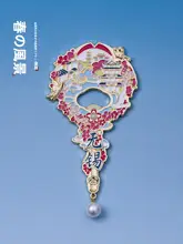 金属製の桜デザイン冷蔵庫マグネットオープナー【観光記念品・ユニークギフト】