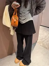 スタイリッシュなフレアパンツ【レディース・秋冬用・スリムフィット・ストレッチ・長丈】