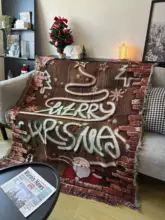 ソファブランケット ソファーカバー タペストリー クリスマス インスタ映え インテリア 飾り チェアブランケット お正月 ギフト