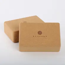 エコ素材のコルクヨガブロック【耐久性・高密度・初中級者向け練習補助用】