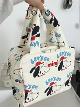 印花デザインのトートバッグ【おむつやおもちゃ収納用】