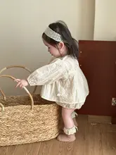シャツ バルーンパンツ キッズ ガールズ 2 点セット 花柄 刺繍 秋 おしゃれ
