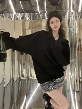 おしゃれで若々しい！フーディワンピース【秋冬用・高級感・カジュアルデザイン】（セットアップ対応）