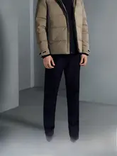 ビジネスカジュアルフィットのストレートパンツ【メンズ・通常丈・スリムデザイン】