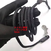 ペット用犬用引き紐【アウトドア・長めのラウンドロープ・中小型犬向け・召回訓練対応】
