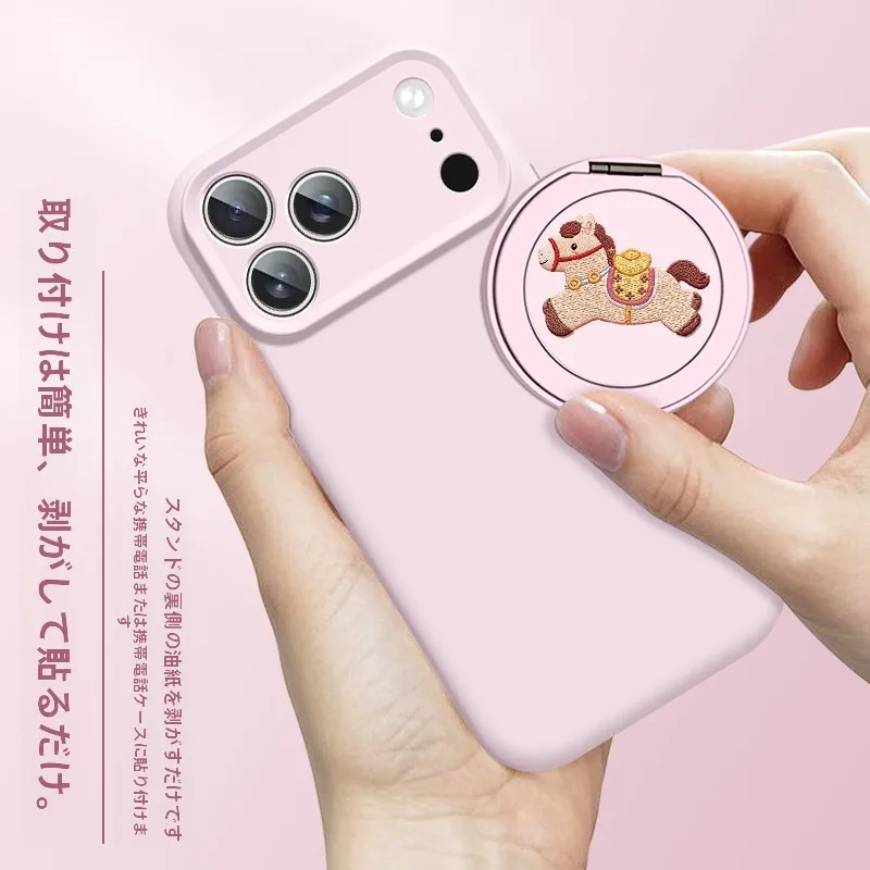 デスク用360度回転マグネットスタンド：可愛さと安定性のバランスを実現