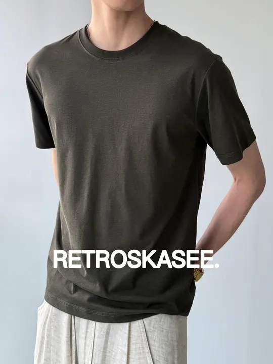 涼感素材のショートスリーブTシャツ【抗菌・運動・男性用・無地】