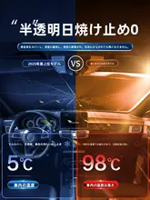 車用サンシェード【フロントウィンドウ用・遮光バンド・断熱効果】
