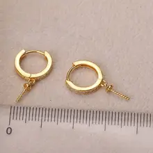 S925純銀製ジルコニアイヤリング【パール装飾・ハンドメイド・カジュアルデザイン】（セットアップ対応）