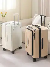 大容量サイドオープンキャリーケース【拡張可能・旅行用・パスポートロック付き】