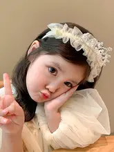 かわいい子供用プリンセスティアラカチューシャ【誕生日用・ふわふわデザイン】