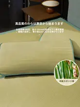 Beyond home 涼感草席用枕カバー【結び付き・学生寮用・夏季用】