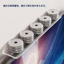 テレビボックス用壁掛け収納ラック【穴あけ不要・ルーター支え・隠し収納】