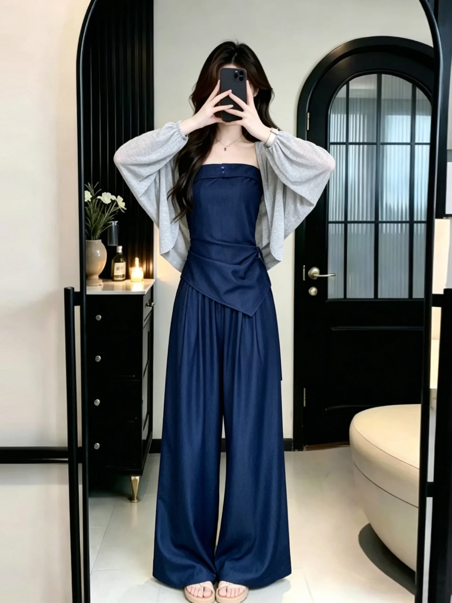 清潔感のある服装 女性：純妤のセットアップが通勤シーンで実現する高級感と軽やかさ
