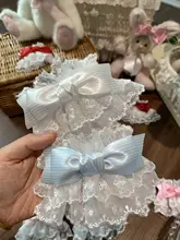 ロリータ風 レース袖のストロベリーエンジェル小物【桜の木の下・リボン付き】