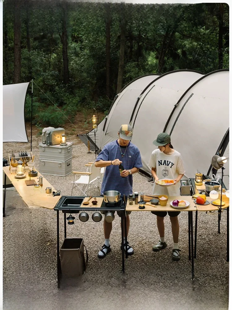 Naturehike IGTモジュラーキャンプテーブル：10月キャンプで実用性と美しさを両立するアウトドア家具