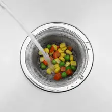 ステンレス製 シンク用フィルター【水切り用・キッチンシンク・排水口用】