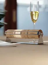 万年カレンダー デスクカレンダー メタル 無垢材 手動 オリジナルデザイン インテリア雑貨 モデルハウス 「XEMO」
