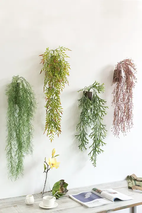 リアルなフェイクツル植物【壁掛け用・インテリア装飾・立体デザイン】