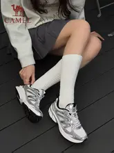 Camel 女性用ランニングシューズ【クッション性・通気性・レトロデザイン】