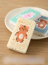 CAROTE   木パルプコットン製ダブルフェイススポンジクリーナー【キッチン用・食器用・家庭用】